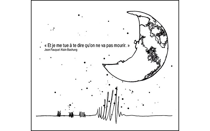 Flip Book livret Illustration pochette de disque - Chantons sous la lune tome III d'Ivre d'amours - 2011